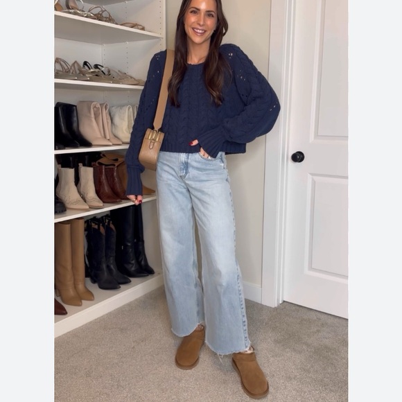 FREE PEOPLE Sandre
Pullover OB1757383 Blue size Medium M NWOT $148 - Picture 15 of 16